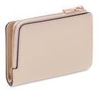 GUESS Danielle SLG Zip Around Card Case Bone