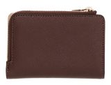 GUESS Danielle SLG Zip Around Card Case Brown GUESS Danielle SLG Zip Around Card Case Brown