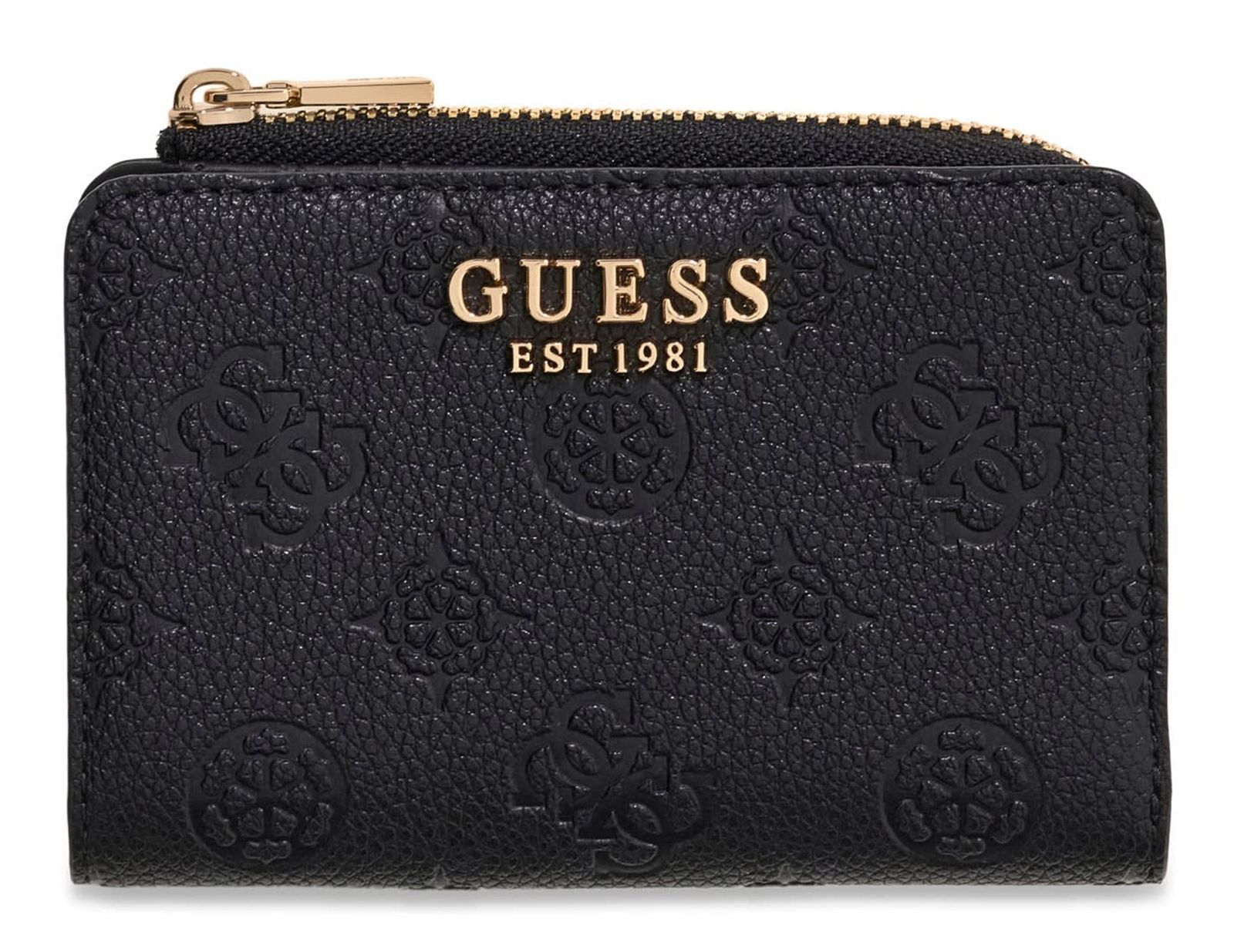 GUESS Blake SLG Zip Around Card Case Black Logo