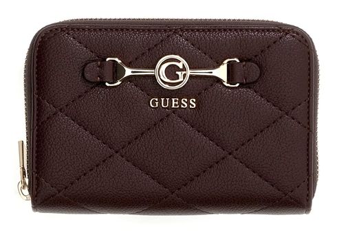 GUESS Frances SLG Zip Around Wallet M Brown