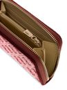 GUESS Samantha SLG Medium Zip Around Wallet Merlot Logo