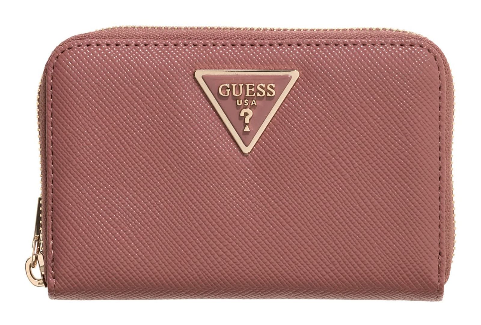 GUESS Laurel II SLG Medium Zip Around Wallet Rosewood