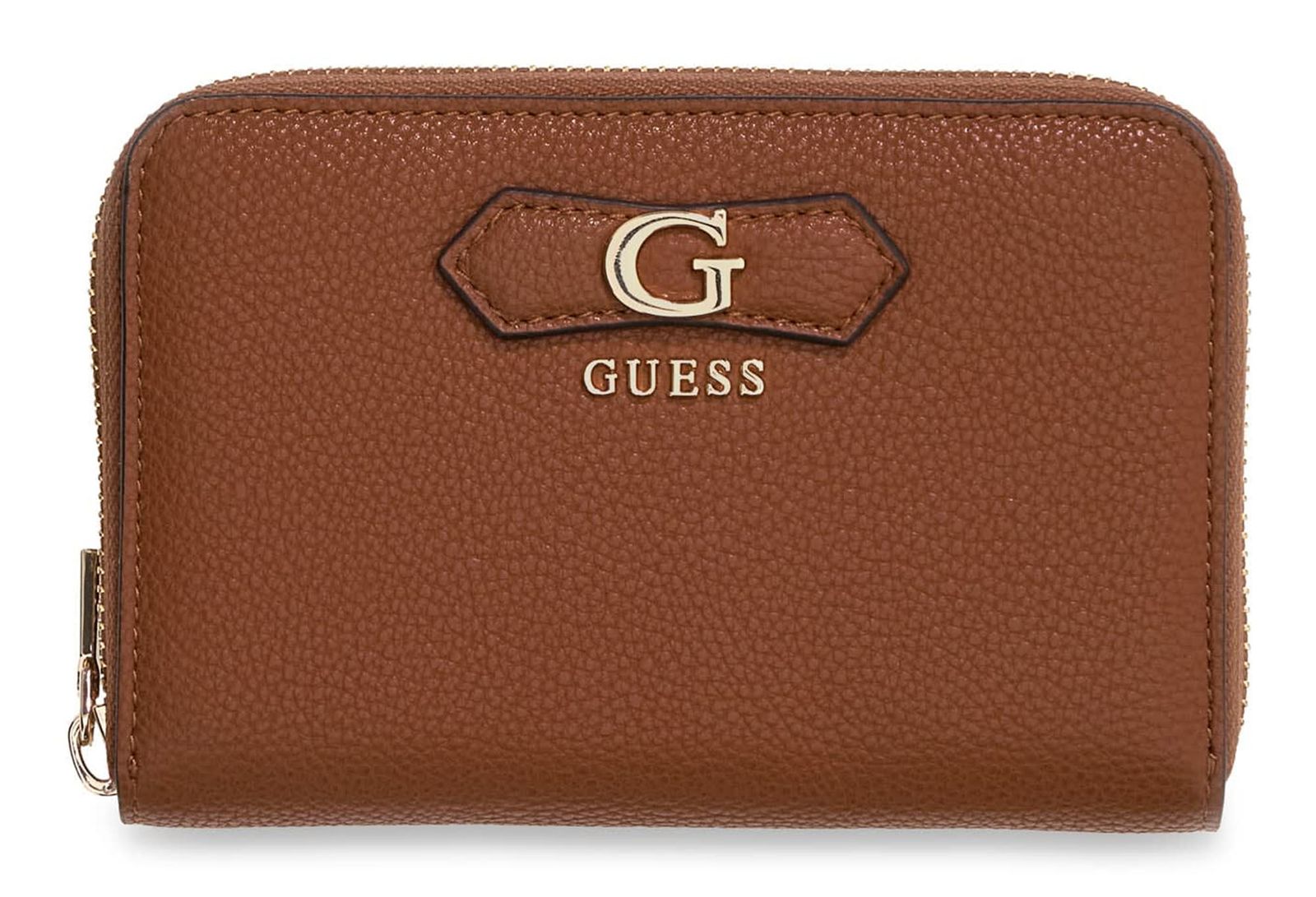 GUESS Suzy SLG Zip Around Wallet M Cognac