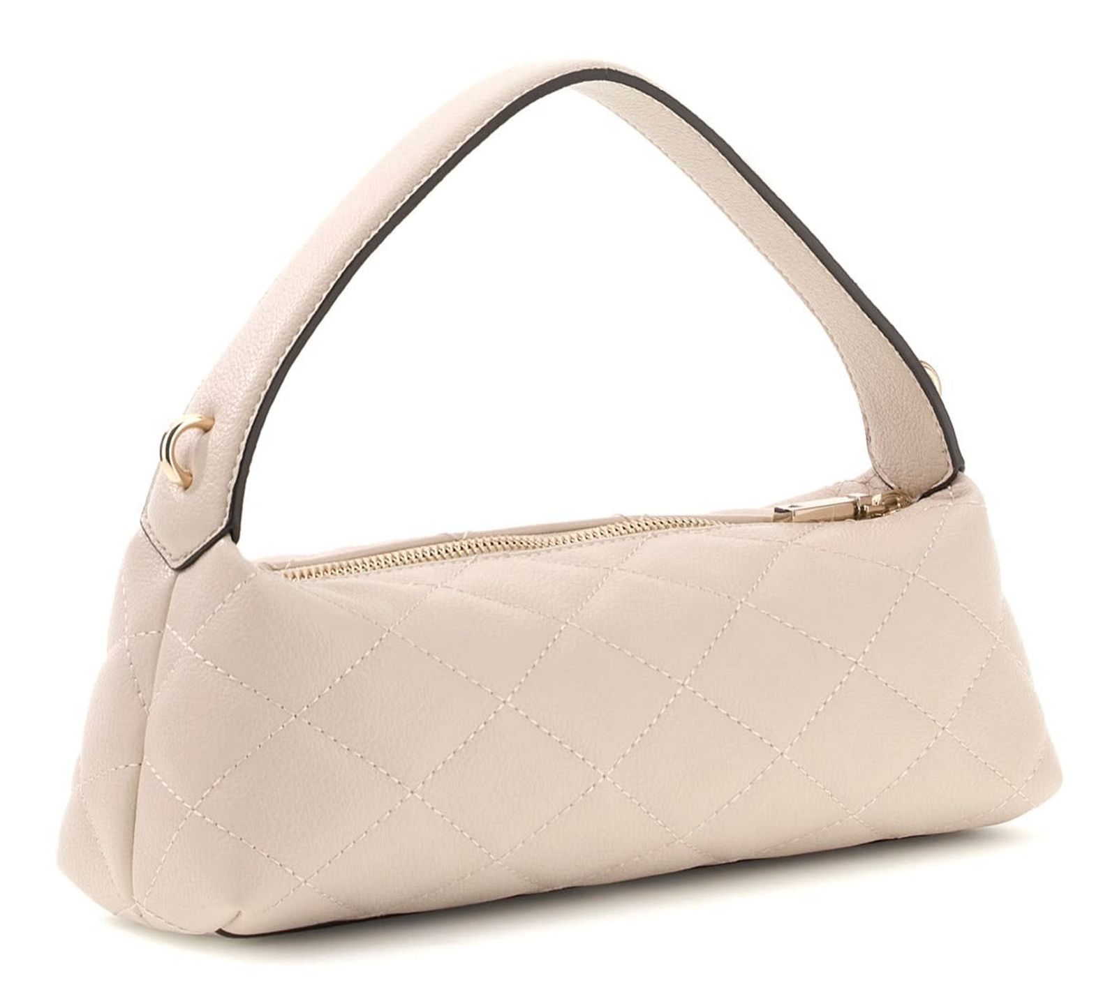 GUESS Frances Mini Top Zip Crossbody Bag Bone GUESS Frances Mini Top Zip Crossbody Bag Bone