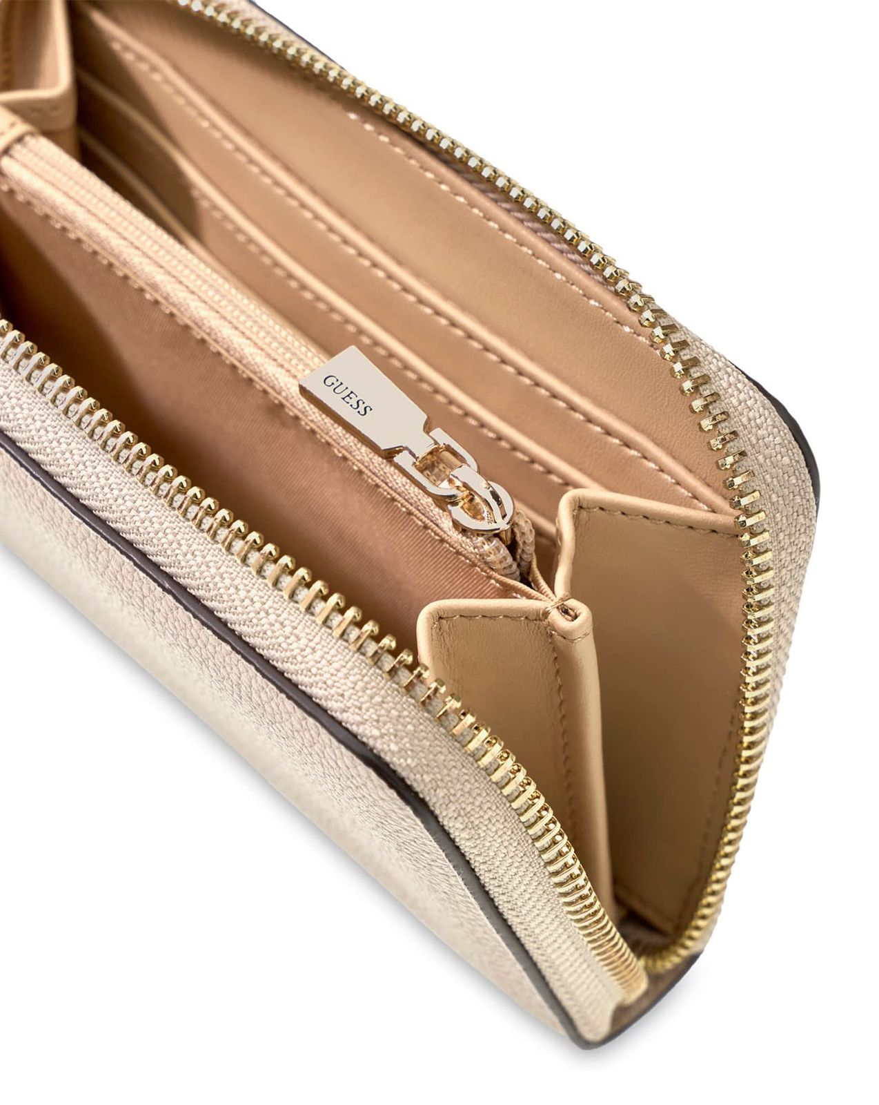 GUESS Suzy SLG Zip Around Wallet M Bone GUESS Suzy SLG Zip Around Wallet M Bone