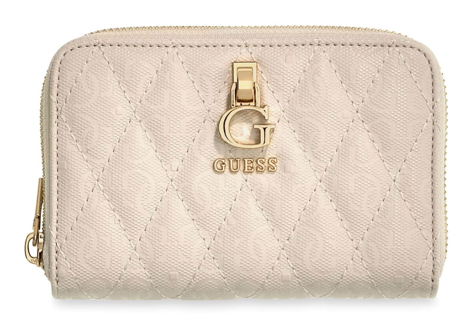 GUESS Tamara SLG Zip Around Wallet M Bone