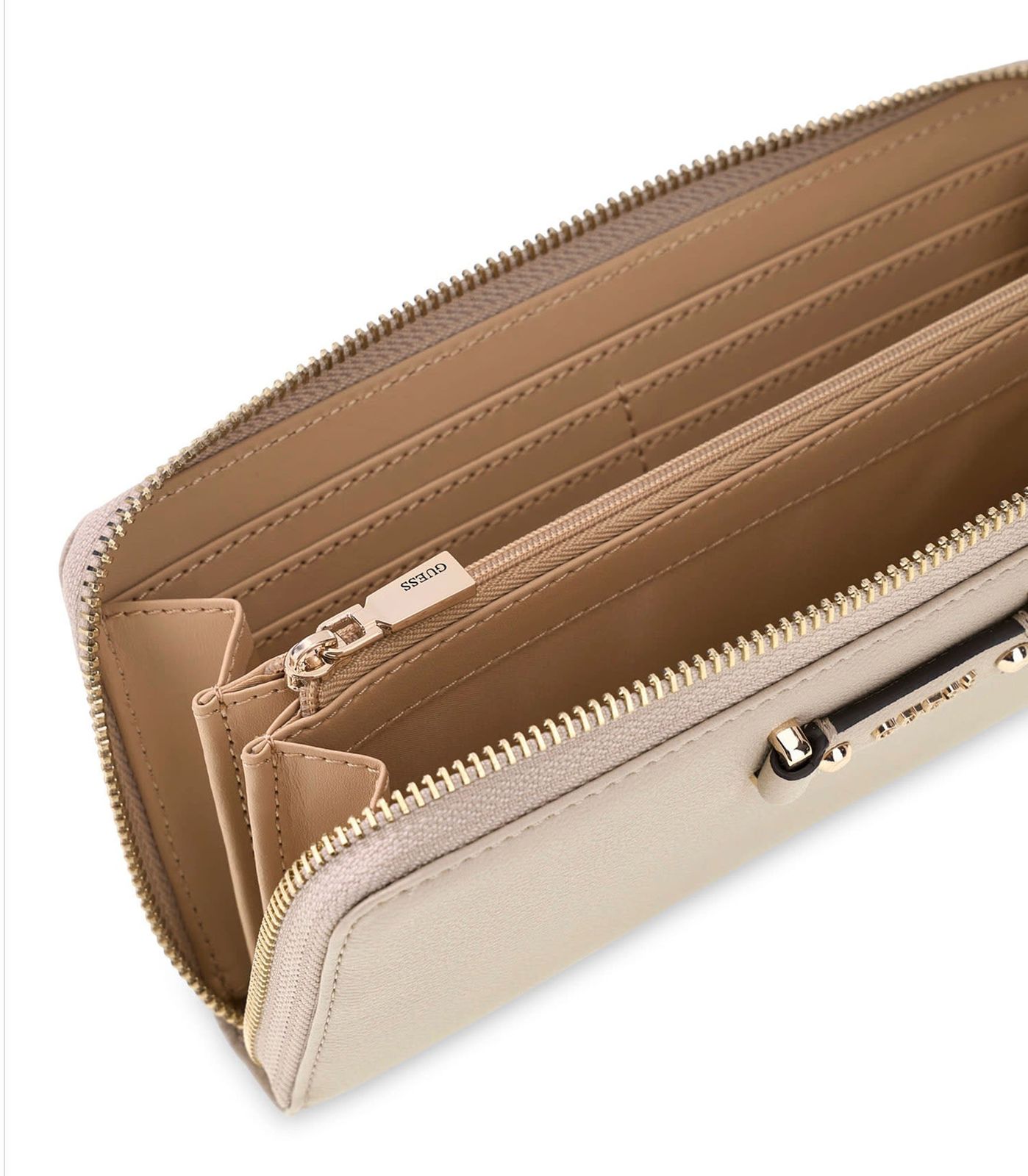 GUESS Dorothy SLG Zip Around Wallet L Bone GUESS Dorothy SLG Zip Around Wallet L Bone