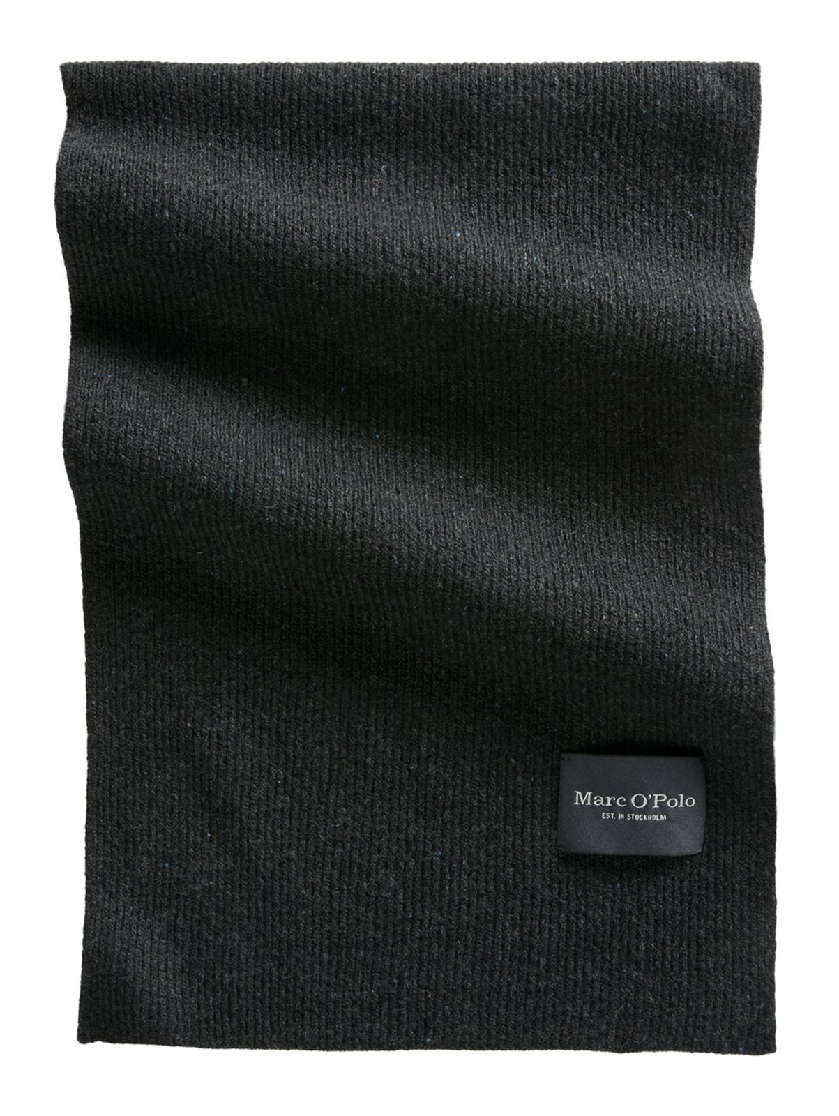 Marc O'Polo Knitted Scarf Dark Grey Melange