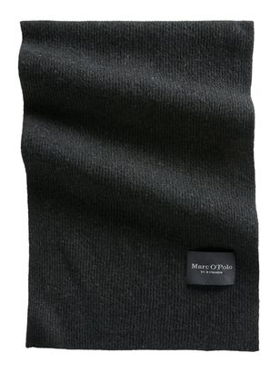 Marc O'Polo Knitted Scarf Dark Grey Melange