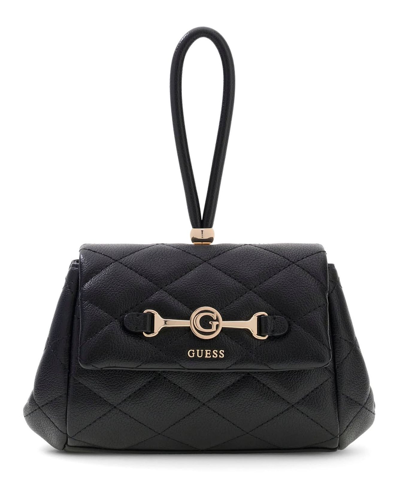 GUESS Frances Mini Flap Crossbody Bag Black