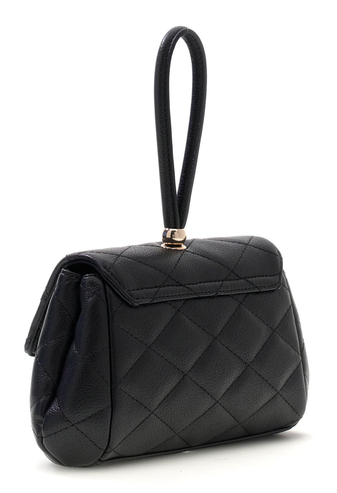 GUESS Frances Mini Flap Crossbody Bag Black GUESS Frances Mini Flap Crossbody Bag Black