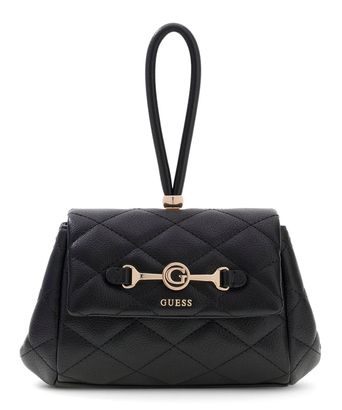 GUESS Frances Mini Flap Crossbody Bag Black GUESS Frances Mini Flap Crossbody Bag Black