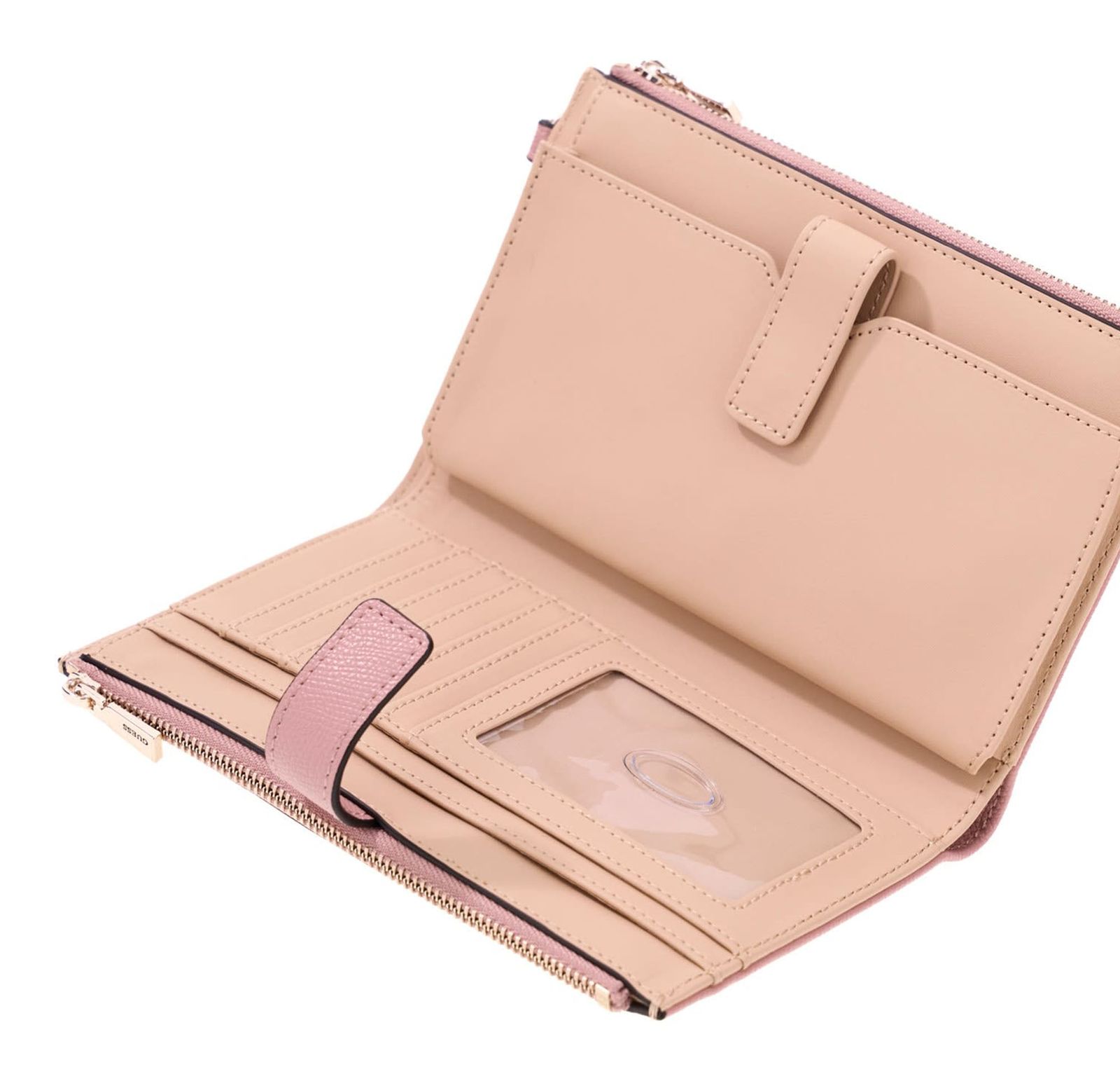 GUESS Amorette SLG Double Zip Organizer Rosewood GUESS Amorette SLG Double Zip Organizer Rosewood