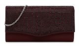 Tamaris Amalia Rhinestone Clutch Wine Tamaris Amalia Rhinestone Clutch Wine