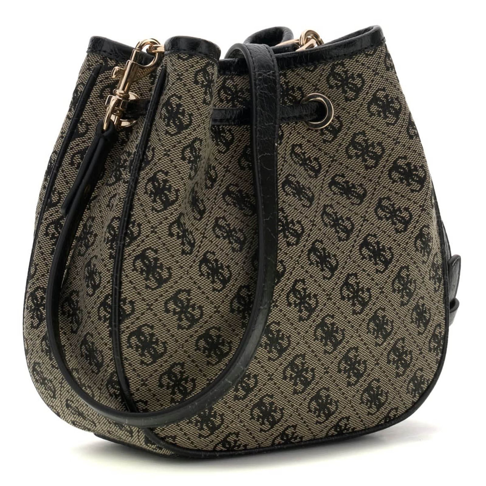 GUESS Samantha Mini Bucket Bag Black GUESS Samantha Mini Bucket Bag Black