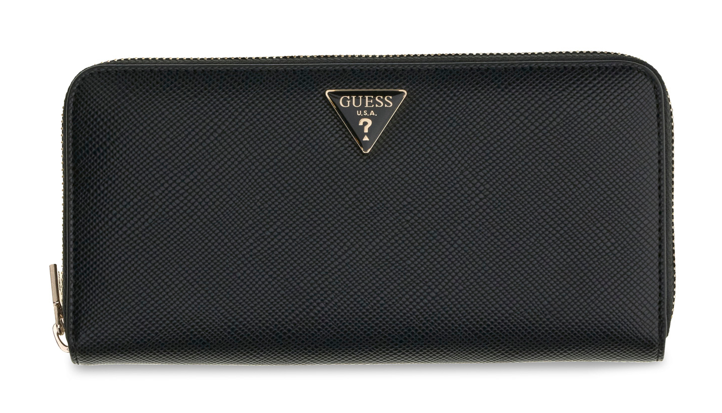 GUESS Danielle SLG Zip Around Wallet L Black