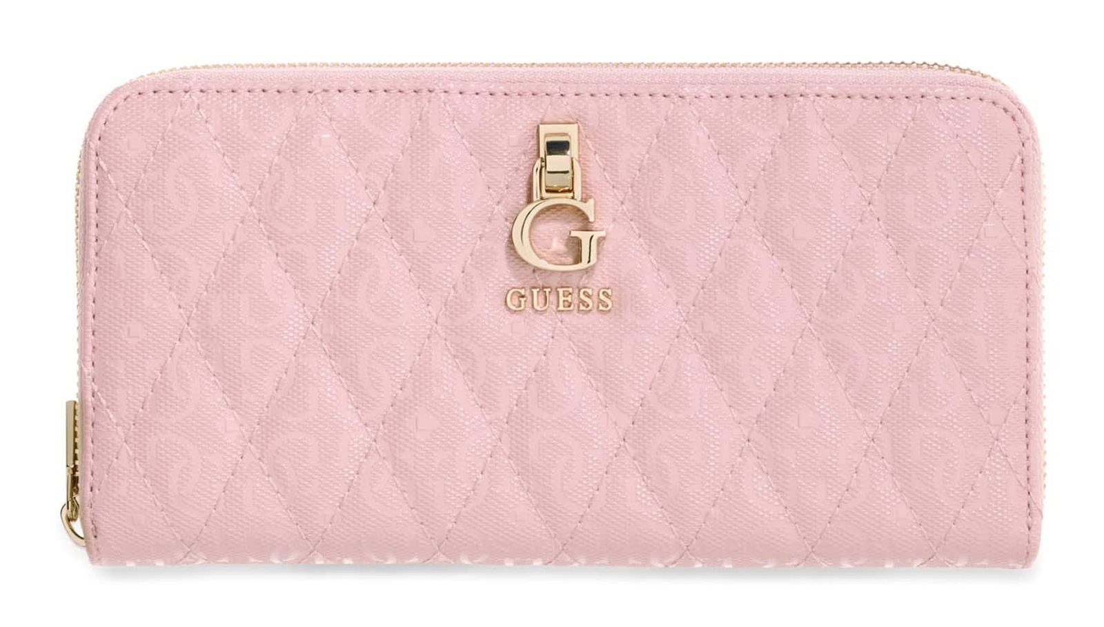 GUESS Tamara SLG Zip Around Wallet L Light Pink
