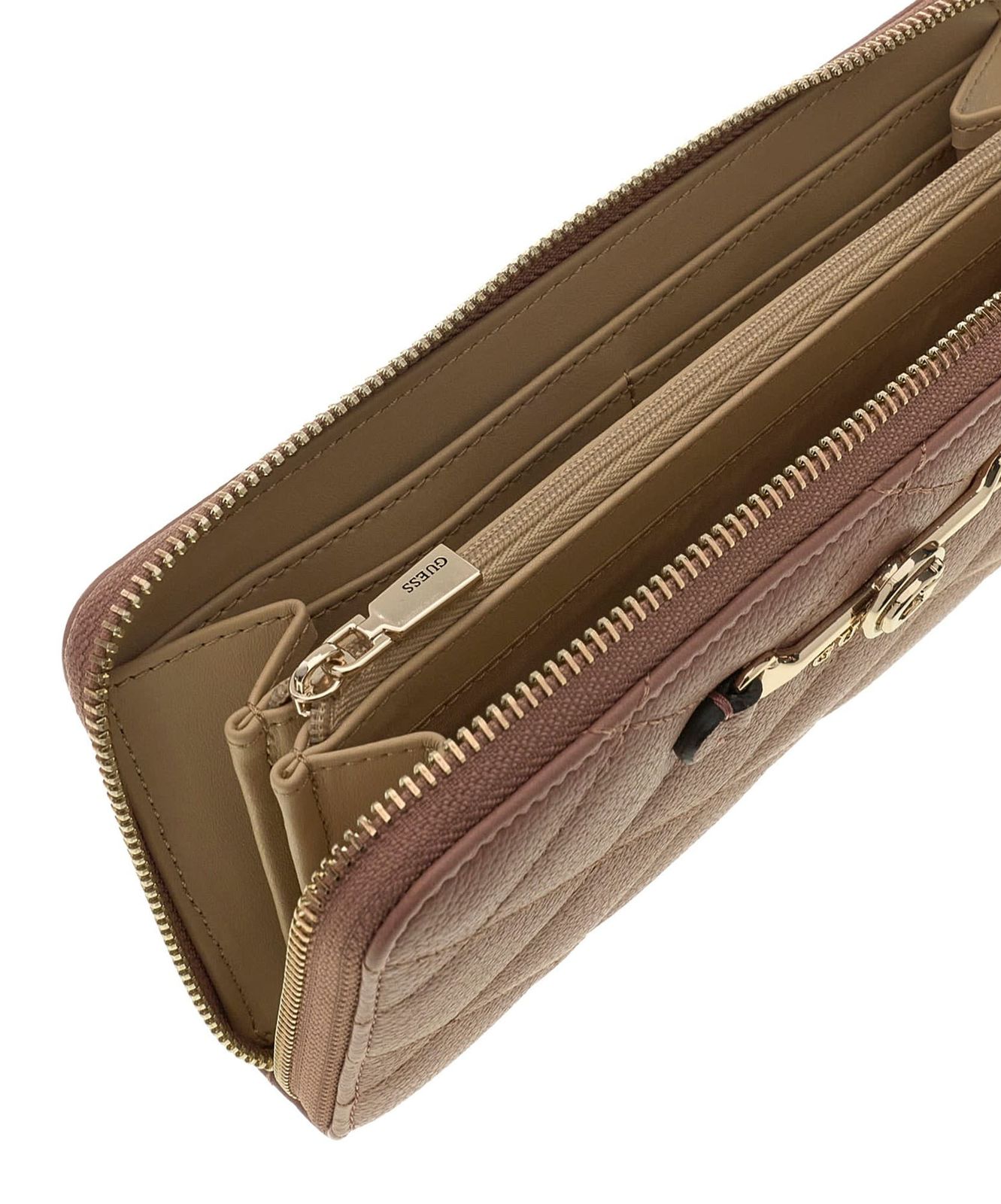 GUESS Frances SLG Large Zip Around Wallet L Rosewood GUESS Frances SLG Large Zip Around Wallet L Rosewood