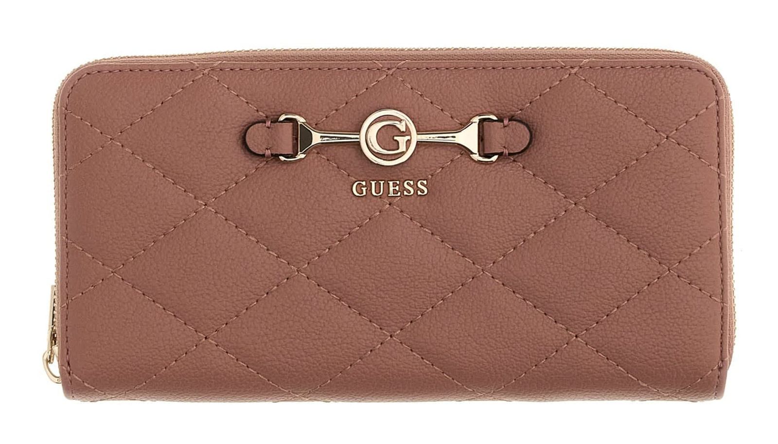 GUESS Frances SLG Large Zip Around Wallet L Rosewood