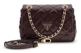 GUESS Juliet Mini Flap Bag Burgundy
