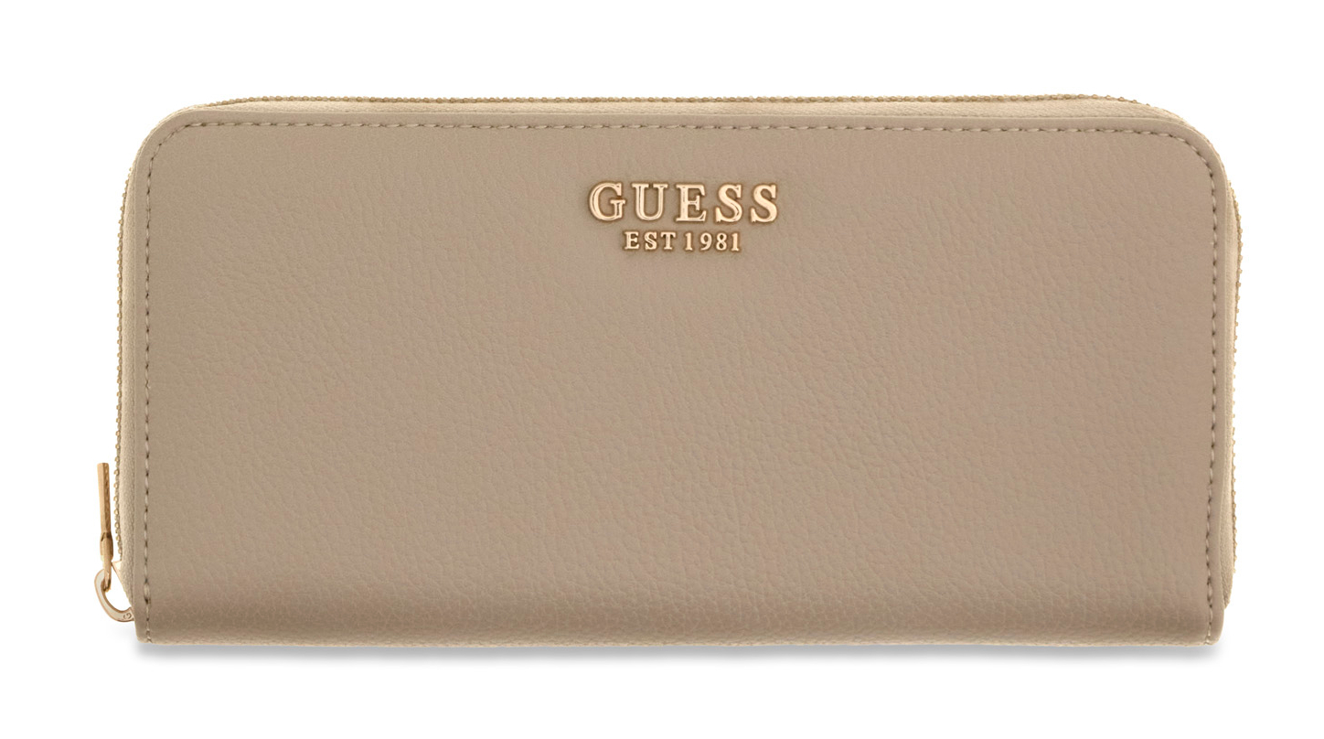 GUESS Melody SLG Zip Around Wallet L Light Taupe