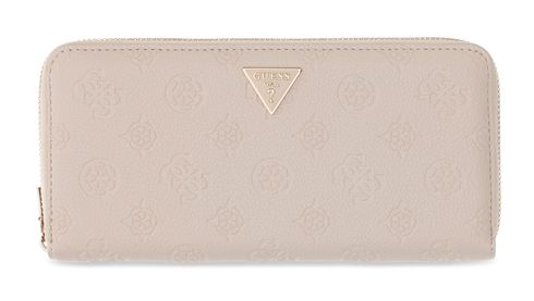 GUESS Blake SLG Zip Around Wallet L Bone Logo