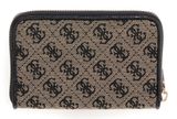 GUESS Samantha SLG Zip Around Wallet M Black Logo