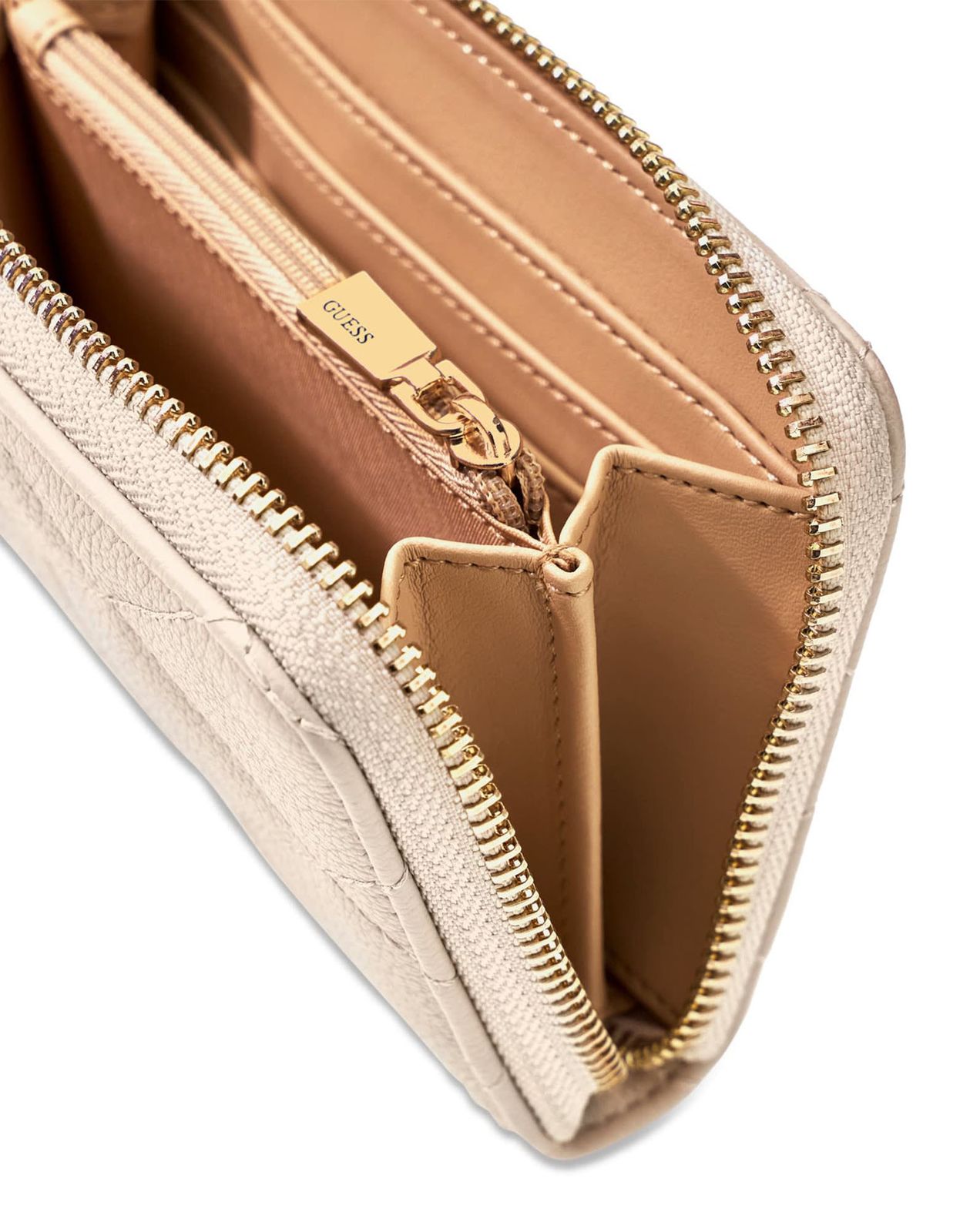 GUESS Frances SLG Zip Around Wallet M Bone GUESS Frances SLG Zip Around Wallet M Bone