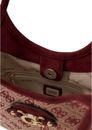 GUESS Samantha Mini Tote Merlot Logo GUESS Samantha Mini Tote Merlot Logo