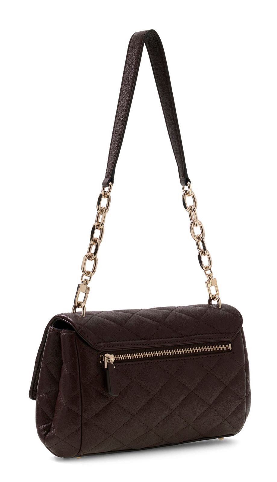 GUESS Frances Flap Shoulder Bag Black GUESS Frances Flap Shoulder Bag Black