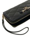 GUESS Frances SLG Large Zip Around Wallet L Black