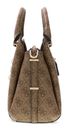 GUESS Yvonne Logo Girlfriend Satchel Latte Logo GUESS Yvonne Logo Girlfriend Satchel Latte Logo