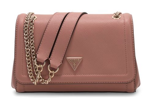 GUESS Noelle II Convertible Xbody Flap Bag Rosewood GUESS Noelle II Convertible Xbody Flap Bag Rosewood