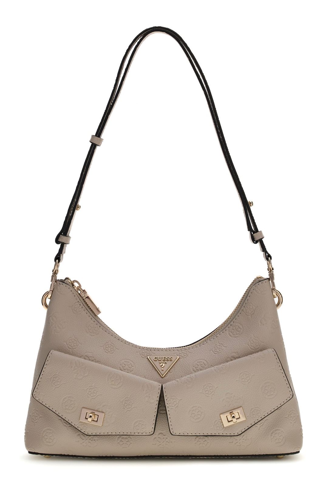 GUESS Blake Convertible Shoulder Bag Bone Logo