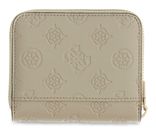 GUESS Carmella SLG Small Zip Around Wallet Bone Logo GUESS Carmella SLG Small Zip Around Wallet Bone Logo