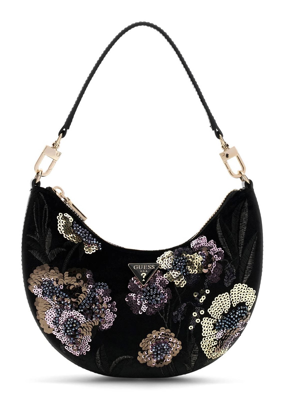 GUESS Tasmin Mini Shoulder Bag Black Multi