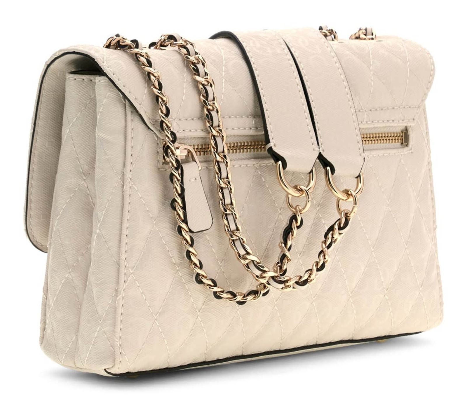 GUESS Tamara Convertible Crossbody Flap Bone GUESS Tamara Convertible Crossbody Flap Bone