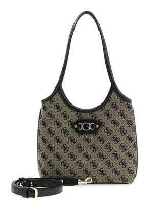 GUESS Samantha Mini Tote Black Logo