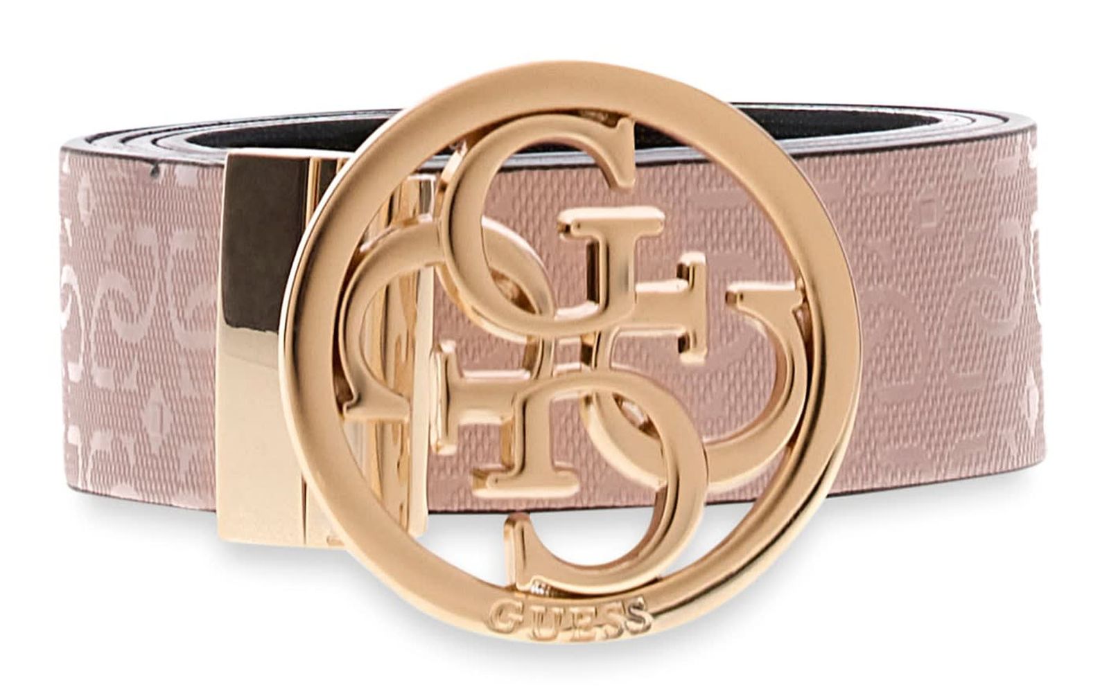 GUESS Stacey Adjustable & Reversible Belt H35 W105 Black / Light Pink - kürzbar GUESS Stacey Adjustable & Reversible Belt H35 W105 Black / Light Pink - kürzbar