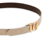 GUESS Ella Logo Adjustable And Reversible Pant Belt W95 Bone Logo / Brown Logo - kürzbar