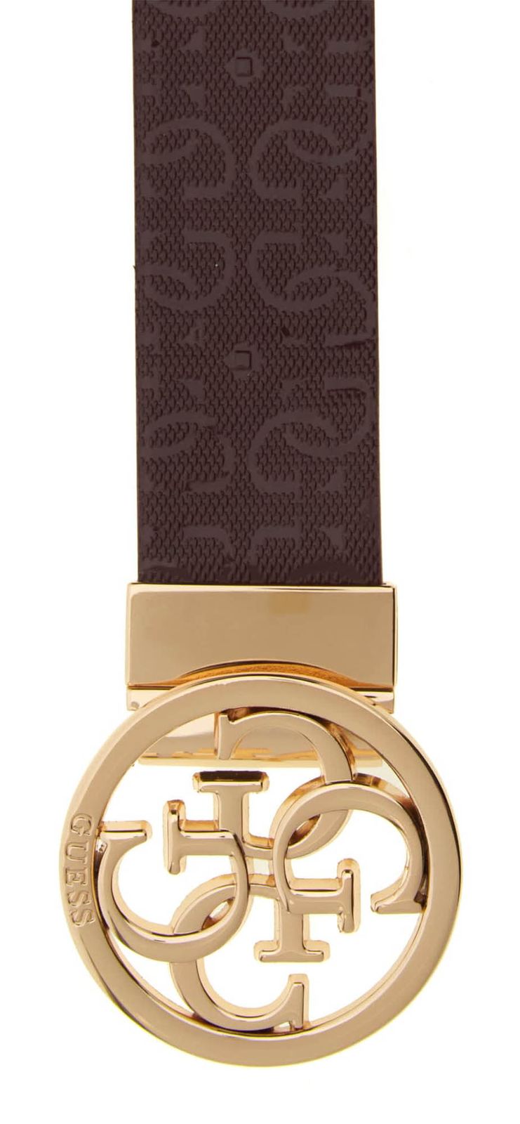 GUESS Stacey Adjustable & Reversible Belt H35 W95 Merlot / Cream White - kürzbar GUESS Stacey Adjustable & Reversible Belt H35 W95 Merlot / Cream White - kürzbar
