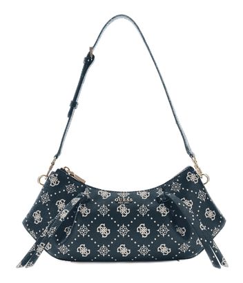 GUESS Allegra Shoulder Bag Blue Logo