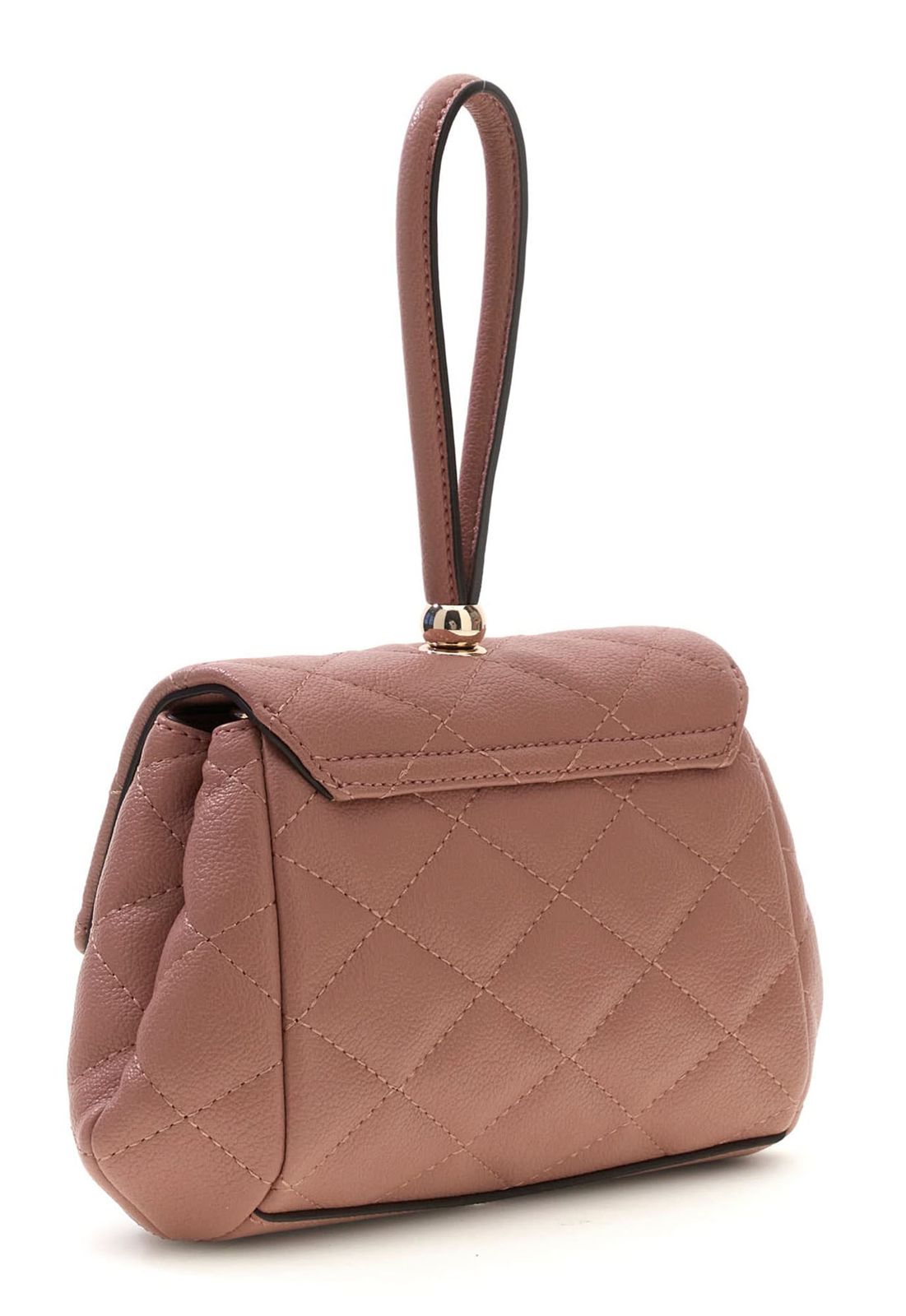 GUESS Frances Mini Flap Crossbody Bag Rosewood GUESS Frances Mini Flap Crossbody Bag Rosewood