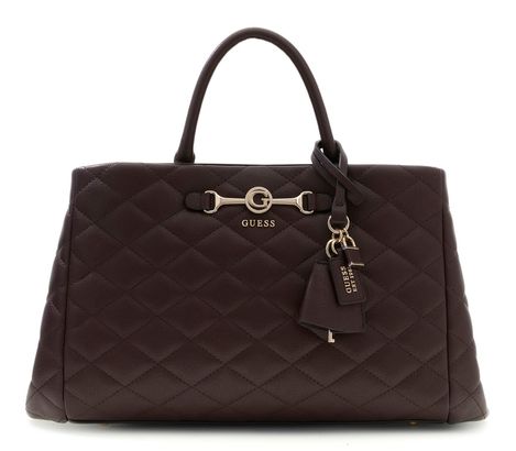 GUESS Frances Girlfriend Satchel Brown GUESS Frances Girlfriend Satchel Brown