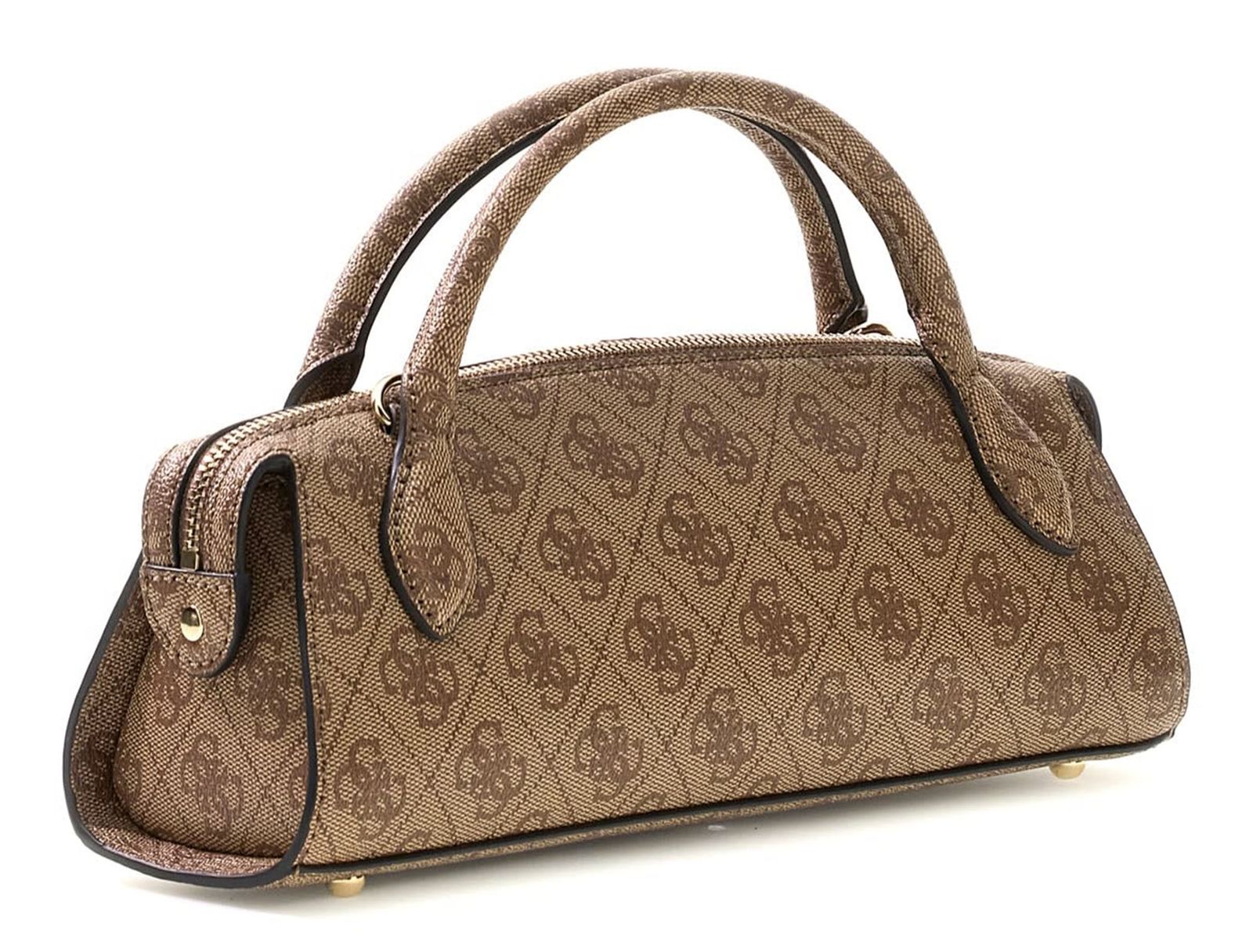GUESS Yvonne Logo Mini Satchel Latte Logo GUESS Yvonne Logo Mini Satchel Latte Logo