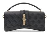 GUESS Yvonne Logo Mini Top Handle Flap Coal Logo GUESS Yvonne Logo Mini Top Handle Flap Coal Logo