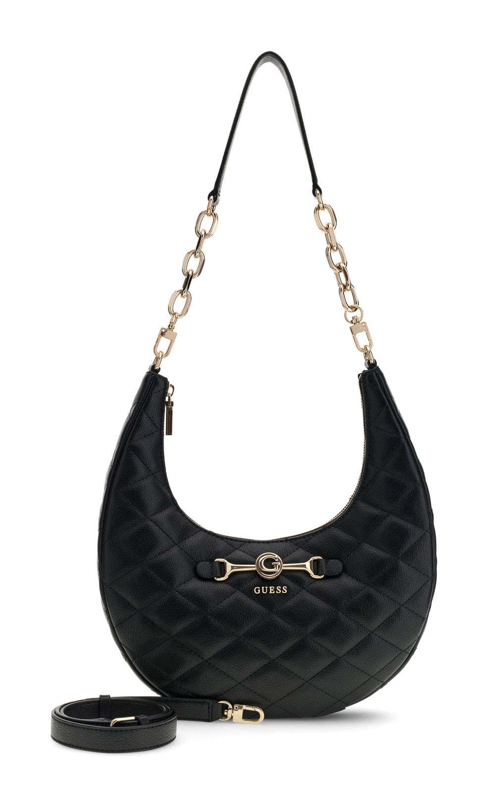 GUESS Frances Hobo Black