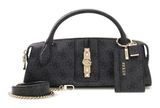 GUESS Yvonne Logo Mini Satchel Coal Logo GUESS Yvonne Logo Mini Satchel Coal Logo
