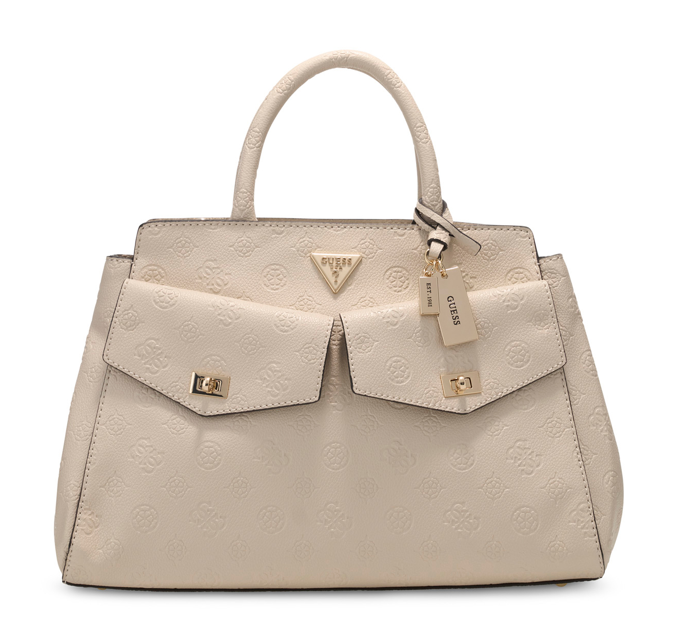 GUESS Blake Girlfriend Satchel L Bone Logo