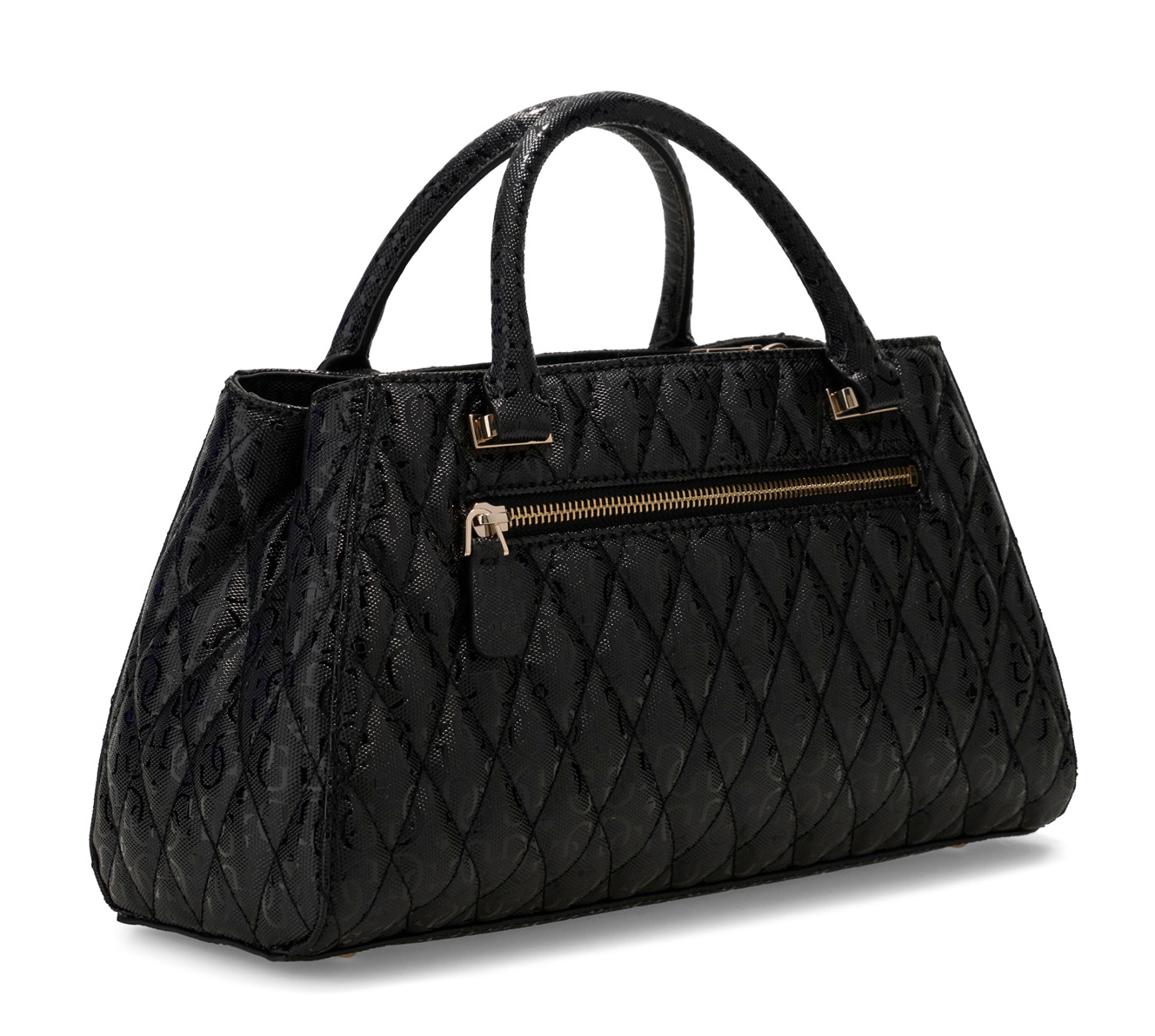 GUESS Tamara Girlfriend Satchel Black GUESS Tamara Girlfriend Satchel Black
